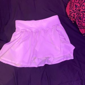 white sports skirt